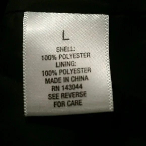 ROZ & ALI l Black Velvet Asymmetrical Zip Jacket - Picture 5 of 5